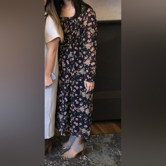 1. State Long Sleeve Floral Dress - Picture 3 of 3